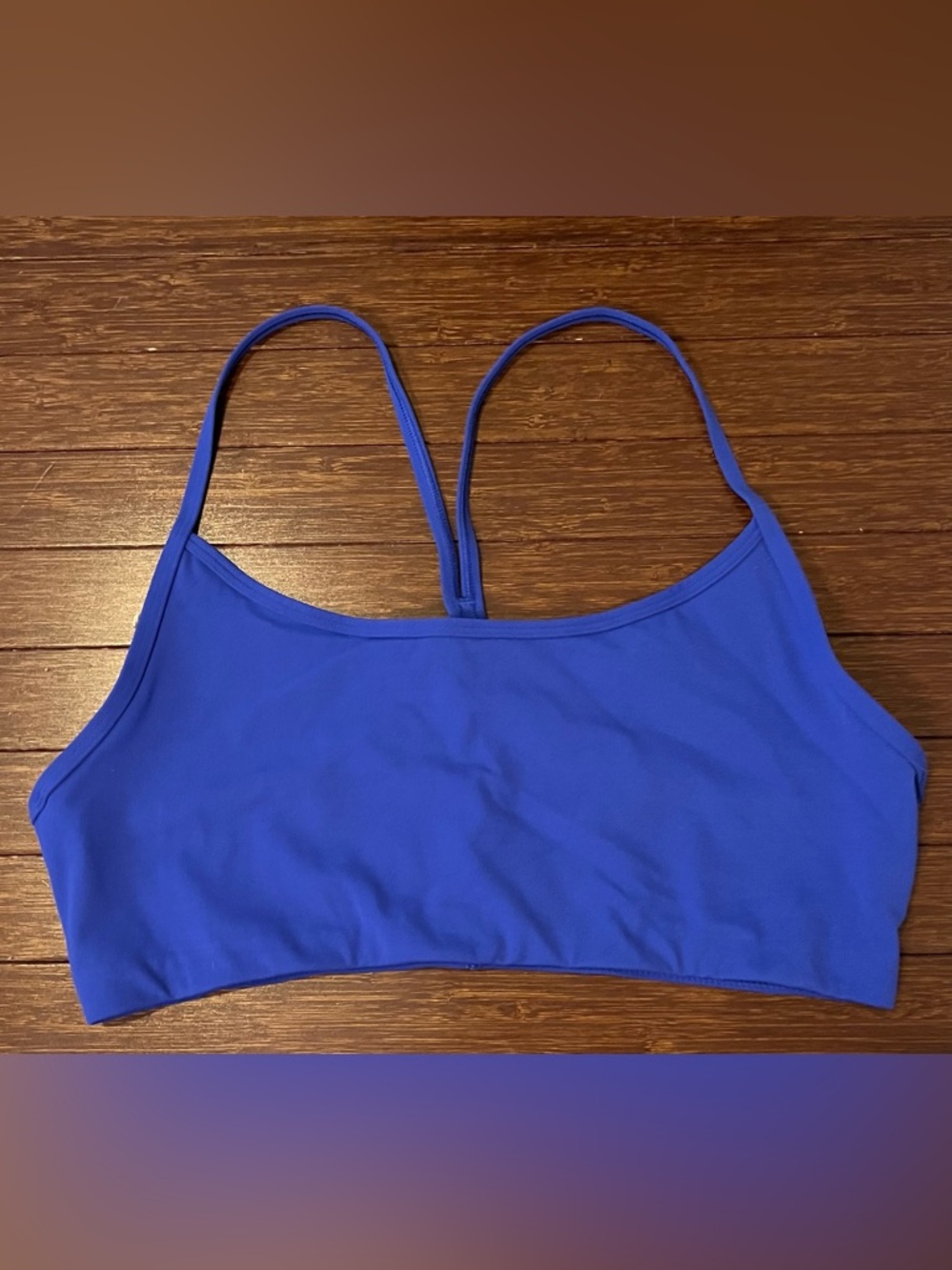 Vuori All The Feels Bra Blue Size XL extra large classic everyday bra